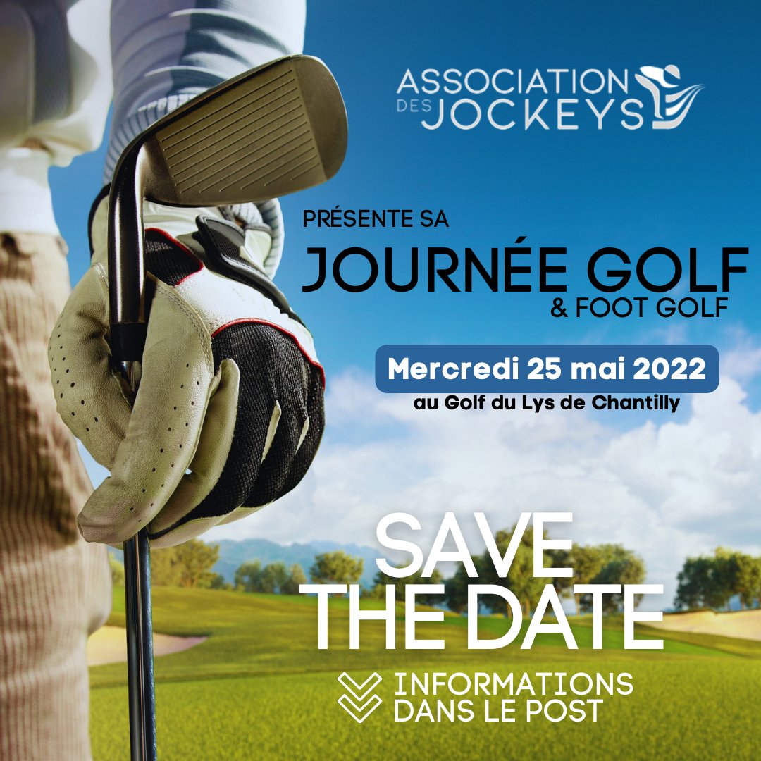 Notre journée #Golf est de retour dans 2 mois pile ! ⛳
☀ Le 25 mai, rendez-vous au 𝘎𝘰𝘭𝘧 𝘥𝘶 𝘓𝘺𝘴 à Chantilly

📣 À partir de 12h 
• Green Fee + soirée : 70€
• Green Fee seul OU soirée : 40€

➡ INFOS ET RÉSERVATION :
06.07.66.67.67 ou 06.86.97.30.03