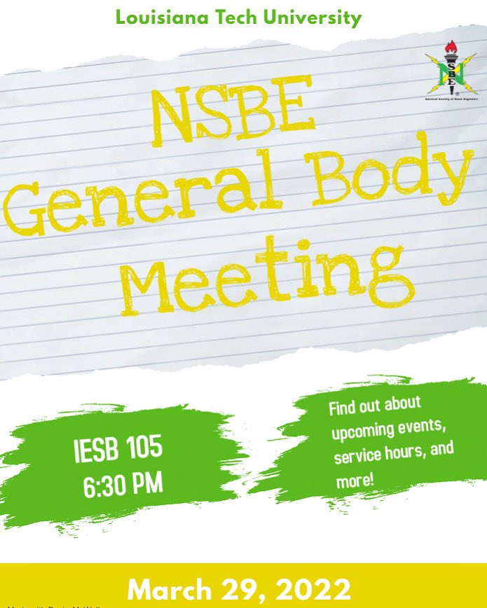 Our 1st GBM of the Spring Quarter will be held on Tuesday, March 29th at 6:30 in IESB 105. Come hear about what we have planned for this quarter! Hope to see you all there 😁