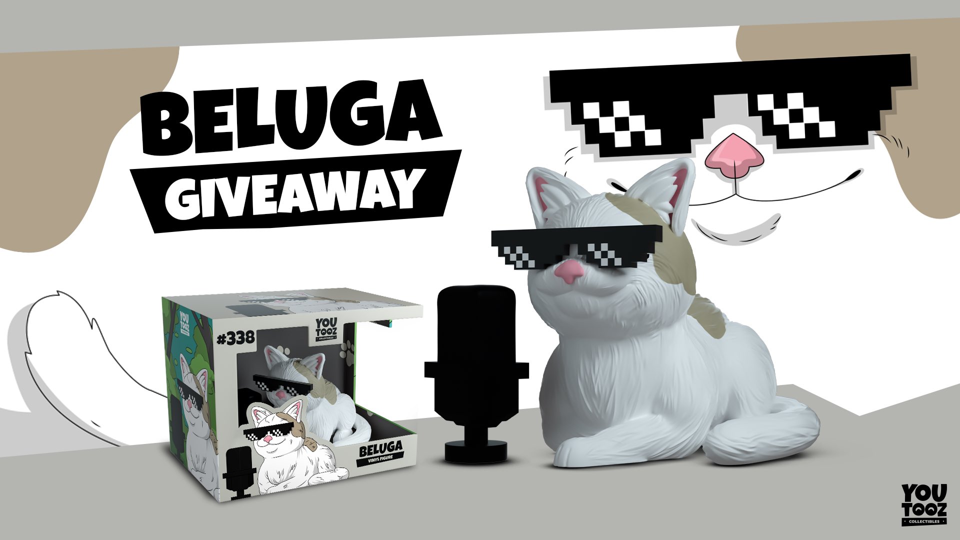 Beluga on X: RT + follow @youtooz for a chance to win a beluga cat!!  picking winners march 29 when it drops ^–^  / X