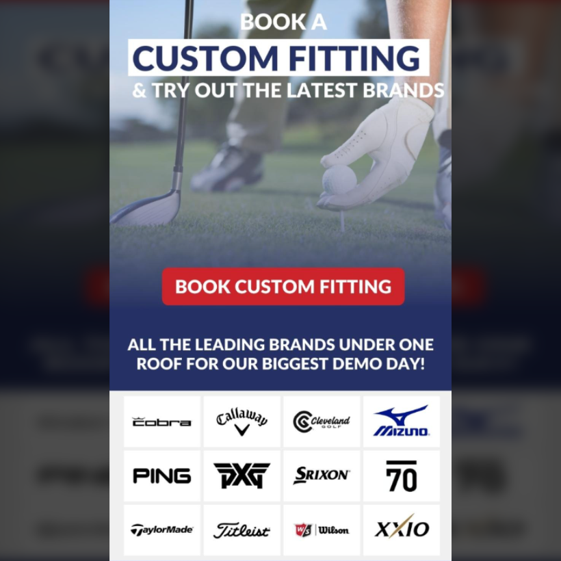 britishgolfshow's tweet photo. Book A CUSTOM FITTING and try out the latest brands!

All the leading brands under one roof for our biggest demo day!

To get your tickets for this year's show, head over to -> https://t.co/TlXcCKAmqK https://t.co/pbB7XWKPTA