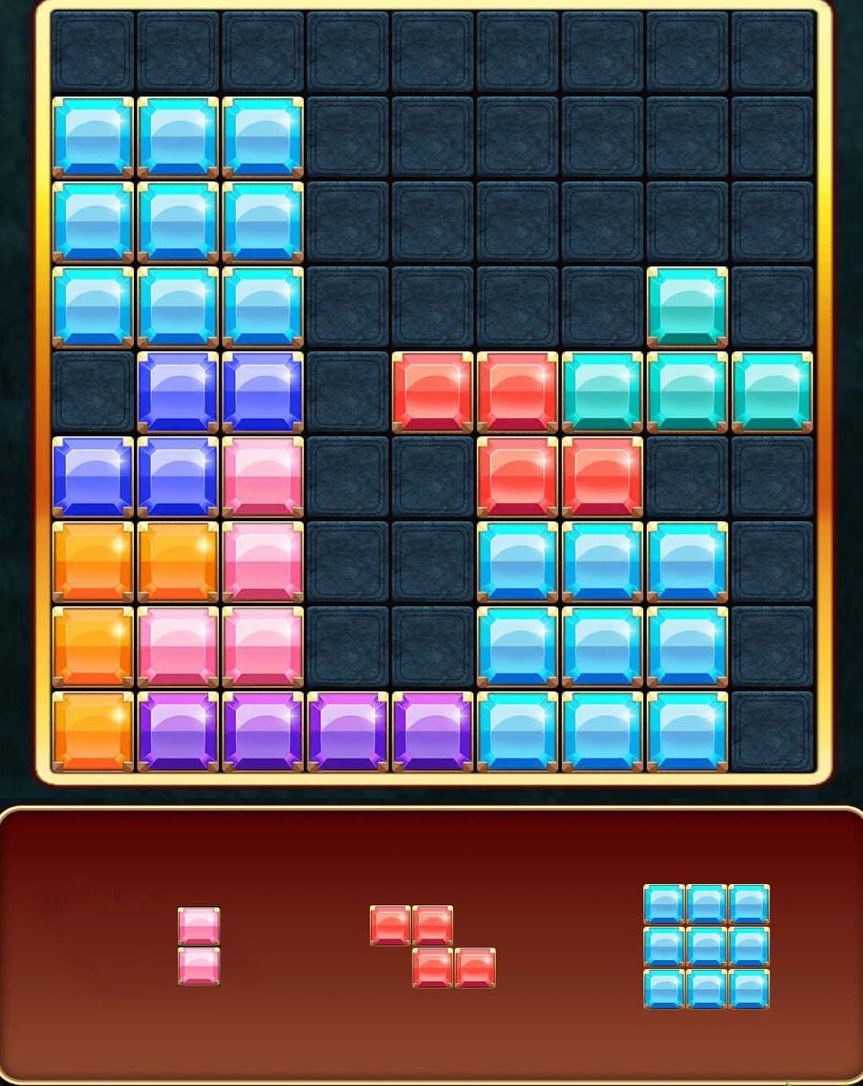 Choose your block and save this game! #BlockPuzzle #MPL #MobilePremierLeague