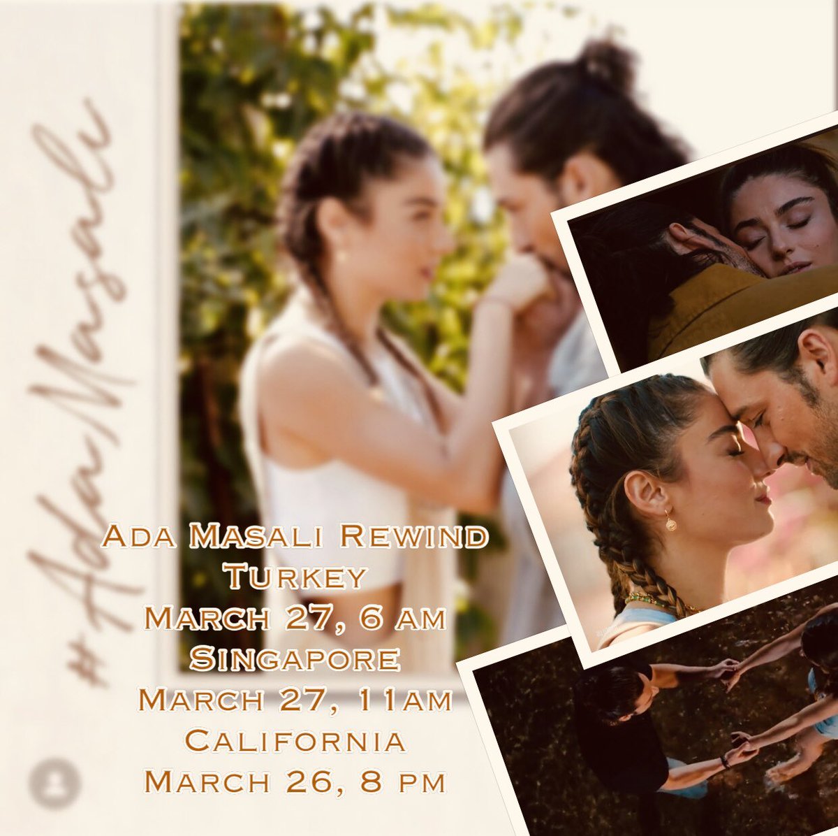 Rewatch Party! Ada Masalı Rewind: Bolum 10 Happening this weekend. Join us in Hyperbeam if you're free. 😊

#AlpNavruz
#AyçaAyşinTuran
#AyçAlp

<a href="/mentacloud/">Menta</a> <a href="/anachevys/">anita🤡🤟 (cuenta parodia)🤡</a> @pessimistmyka15