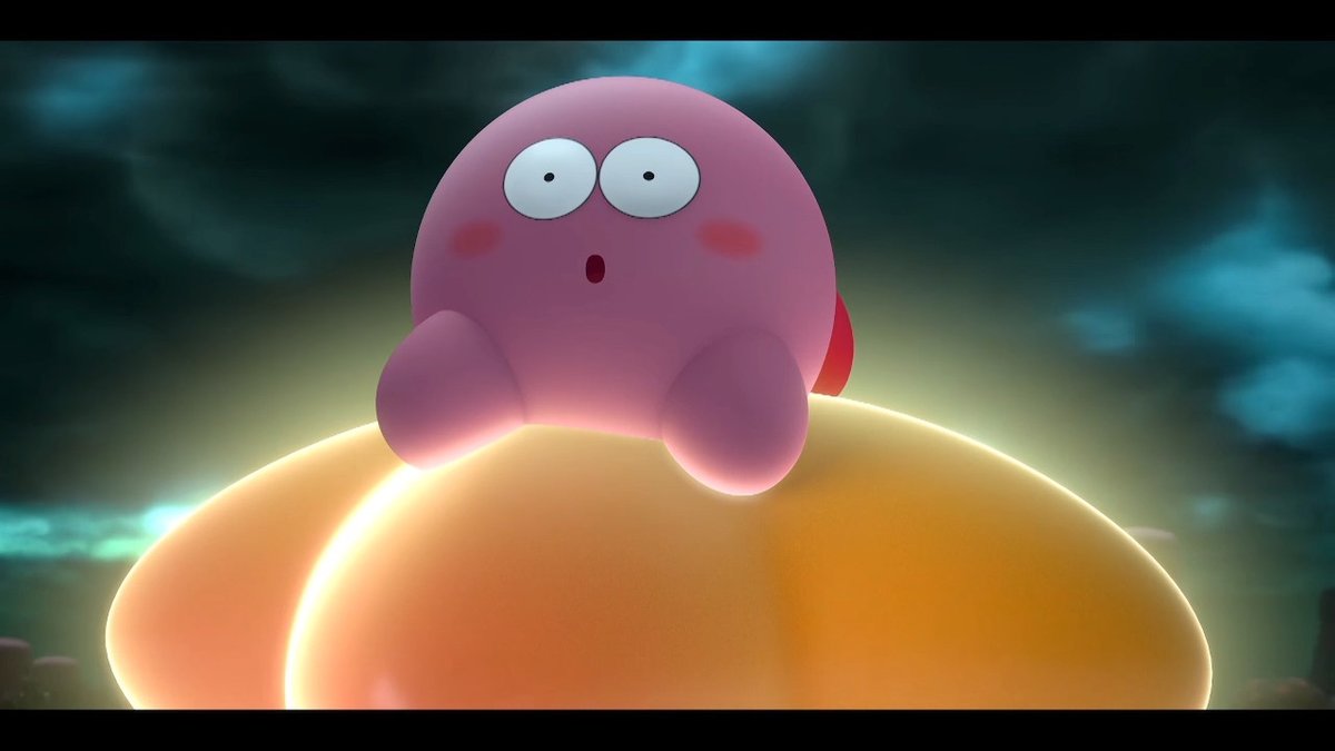LightyShinane's tweet photo. Oh... #KirbyEtLeMondeOublié #NintendoSwitch https://t.co/rLIjOsHDtF
