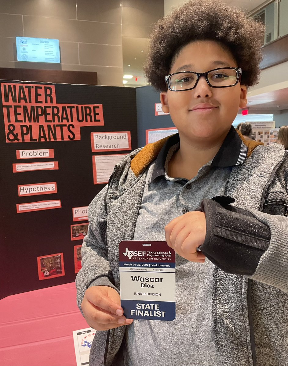 Priscilla Mendez (@pmendez_elms) on Twitter photo Let me introduce you to Bill Sybert’s state finalist at the Texas Science & Engineering Fair at Texas A&M…meet Wascar Diaz! <a href="/BSybert_PK8/">BSybert_PK8</a> @EAgness_BSS #scorpionstrong #feelthesting Let me introduce you to Bill Sybert’s state finalist at the Texas Science & Engineering Fair at Texas A&M…meet Wascar Diaz! <a href="/BSybert_PK8/">BSybert_PK8</a> @EAgness_BSS #scorpionstrong #feelthesting