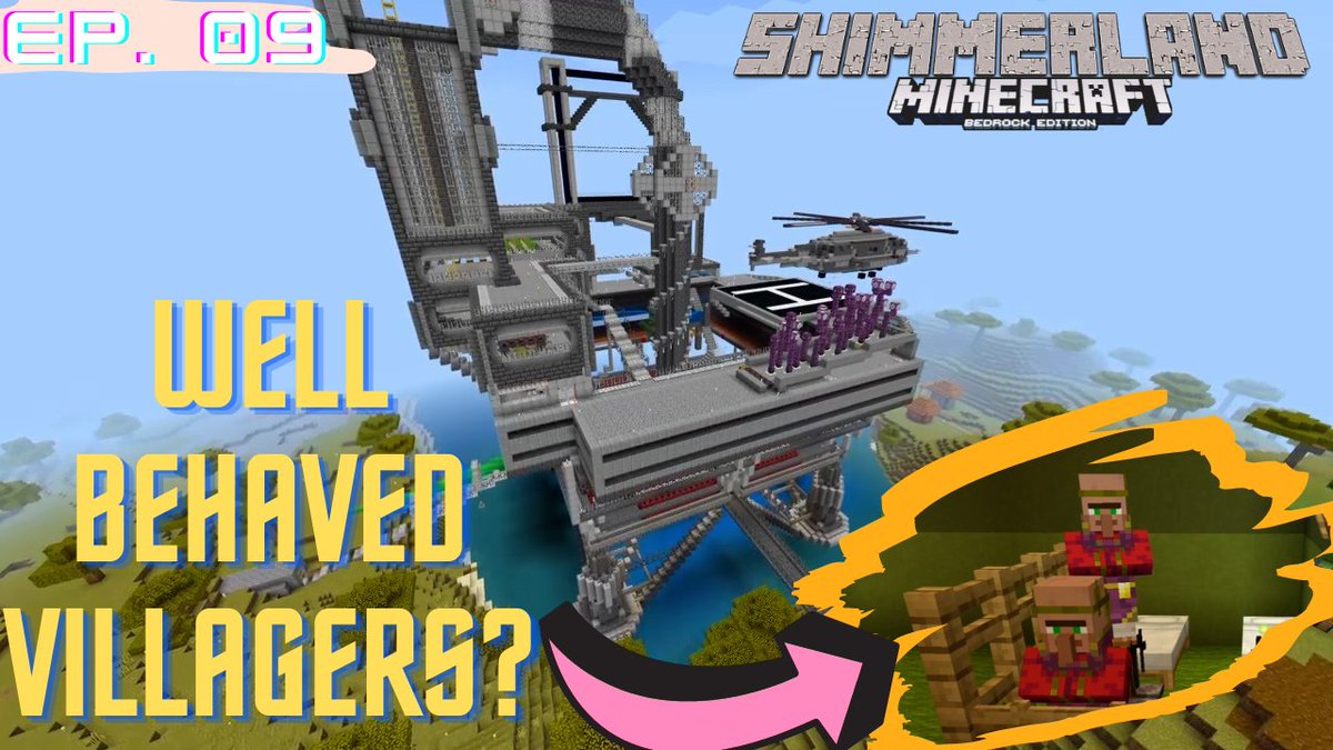 RainyGrinch's tweet photo. These #villagers actually did as they were told!
Episode 9 of the #Minecraft Let's Play on the #Shimmerland #SMP is out now - and we've got a #rottenflesh problem to deal with!
#letsplay #minecraftlp #minecraftsmp #youtube #bedrock
https://t.co/fwlBBaYafP https://t.co/SWhmcWWc1v