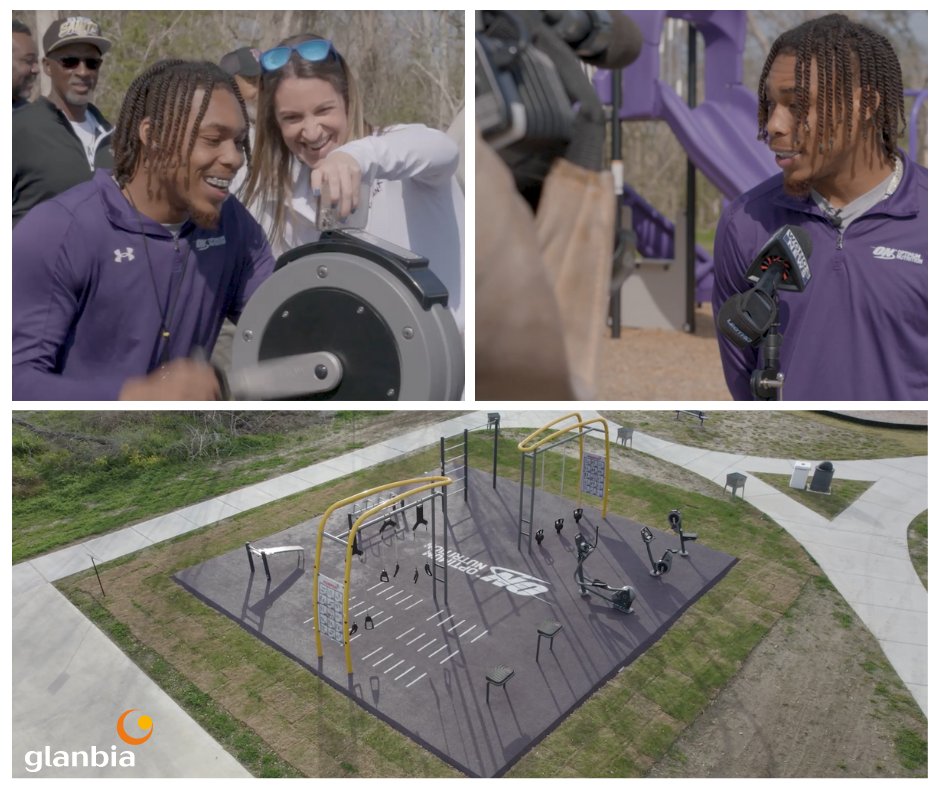 Professional WR Justin Jefferson was back in his hometown of St. Rose, LA with @Team_Optimum to dedicate a new fitness resource for his community. Kudos to the ON team on a successful & purpose-driven activation that truly lives our Showing Respect value! https://t.co/STaTOaX4Sf https://t.co/lchauVpdlw