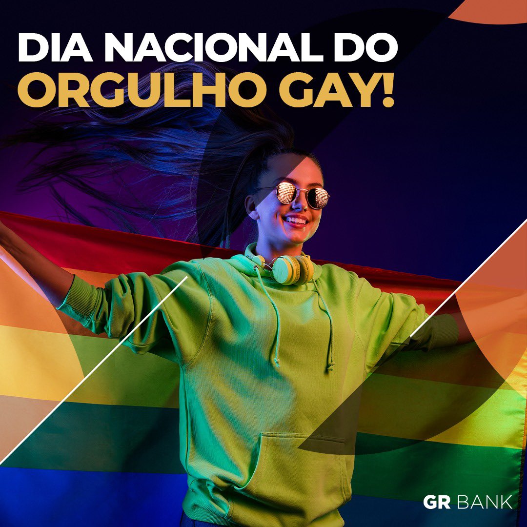 GRBankoficial's tweet photo. Dia Nacional do Orgulho Gay 🏳️‍🌈 
O banco da diversidade está sempre apoiando esta importantíssima causa.

#grbank #bancodigital #bancodadiversidade #diversidade #representatividade #importancia https://t.co/SgJ9L8y1gn