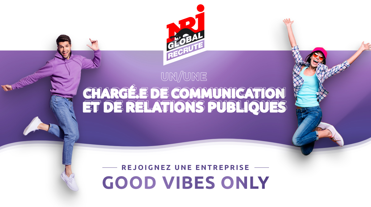 NrjGlobal's tweet photo. #NRJGlobal recrute ⚡️
💼 Nous recherchons un/une Chargé.e de Communication et de Relations Publiques.
Vous aimez les missions transverses, mêlant communication, créativité et relations publiques ? Rejoignez-nous 👉🏻 https://t.co/WQdwK5ZxLb
#Recrutement #JobAlert #RechercheTalent https://t.co/68h9gz9Oyj