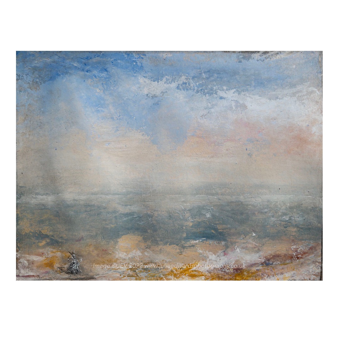j_edwards_art's tweet photo. More  #hazysun #calmbeach and #mutedcolours #springtime  #seacspepainting 

Keeping limited palette on this #acrylicseascape #abstractseascape #worthing @easbeachstudios 

Open Sunday to Monday this weekend : 10am till 4pm (maybe earlier)

Pop in, say hello #artforsale https://t.co/oeHpWEiEsI