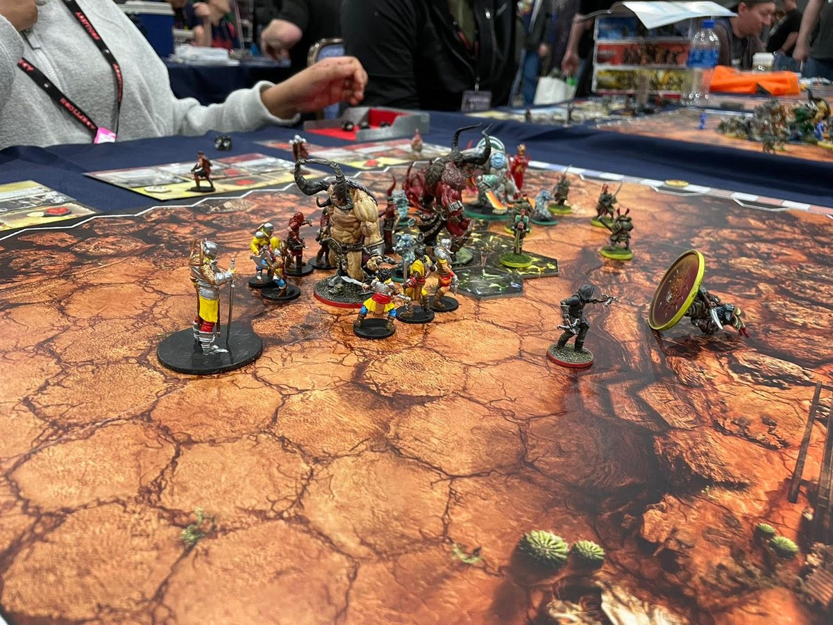 We've plenty of Godtear action going down at <a href="/AdeptiCon/">AdeptiCon</a> ! 

Come by the Events Hall where we've got campaigns, demos, casual tournaments and open play all day long. #Adepticon2022