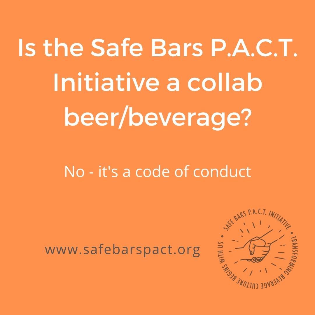 SafeBarsPACT's tweet photo. We aren't asking for donations, we're asking for cultural change. Working to prevent gender based harassment in the beverage industry. Find out more at https://t.co/mwyGXr5E9m . #SafeBarsPACT #SafeBars #SignThePACT #ChangeStartsFromWithin #BeverageIndustry #CraftBeverages https://t.co/HesUAjRjSl
