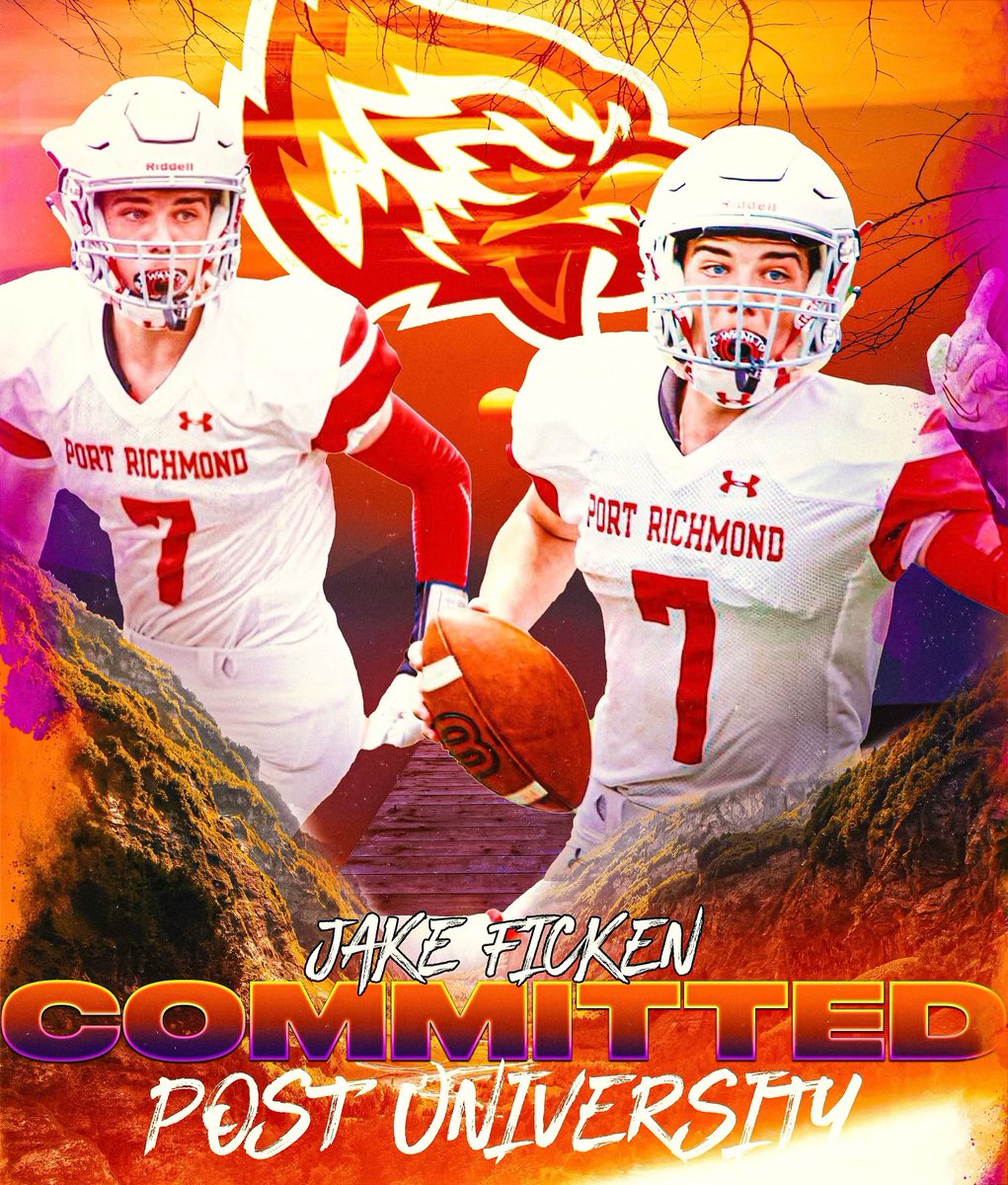 Jake_Ficken7's tweet photo. I am extremely excited to announce that I will be continuing my athletic career at Post University! I want to thank my parents, coaches, and teammates for pushing me every step of the way. I would not be here without every single one of you. Go Eagles!!!
@post_fb https://t.co/gLMmMzBHcK