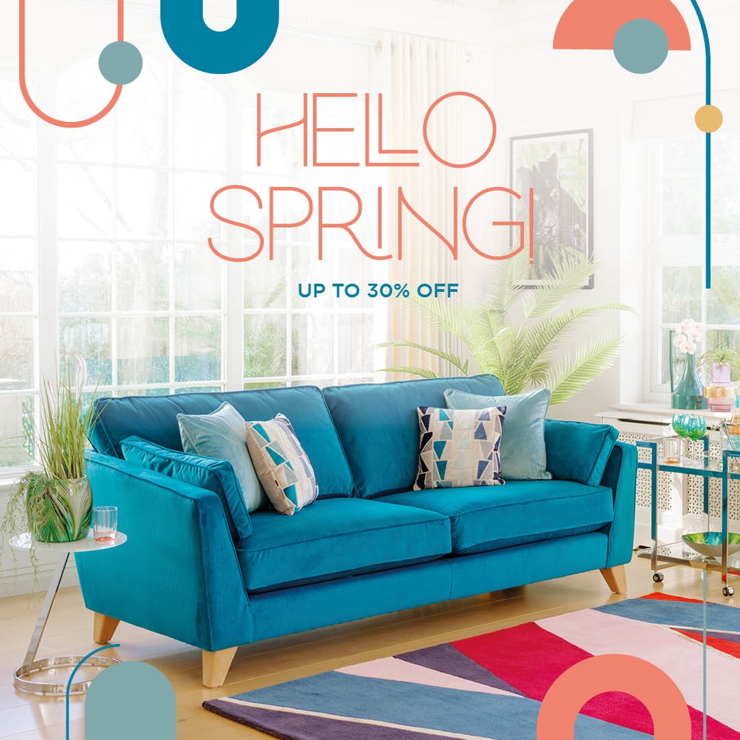 FishpoolsUK's tweet photo. Our Sping Sale is here! Save up to 30% on furniture, home accessories and more, in store and online today.

#springsale #furnituresale #homedesign #furnituredesign #tealsofa #springinterior #springdecor #myfishpools #salelaunch https://t.co/J68RfRPTDx