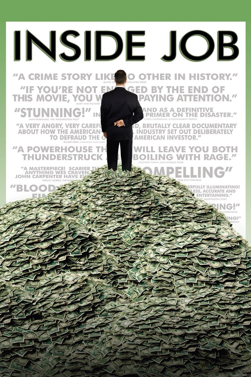 fincredibleAI's tweet photo. This friday we want to suggest you to watch "Inside Job"👀
This movie takes a closer look at what brought the financial meltdown in 2008 . https://t.co/lySbjDhd38