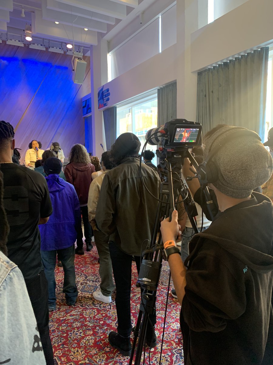 clearcomsystem's tweet photo. #ISpyClearCom's RS-601 #beltpacks and CC-110 #headsets in use by #camera #operators @Bandcamp #recordstore and #liveperformance space in Oakland, CA!

#eastbayaudio #livemusic #partyline #communications #music #record https://t.co/X1Feoy2QJO