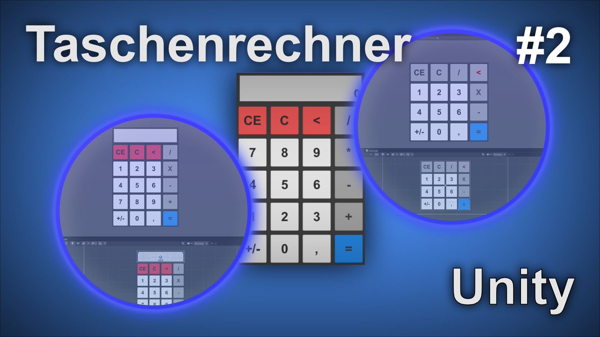 dasaluin_'s tweet photo. Unity: Wie programmiert man einen Taschenrechner | Tutorial | #2:
https://t.co/k3pehgvzJI

#programmieren #unity #taschenrechner #tutorial #YouTube #Unity @YouTube https://t.co/Z3cgCj4hQx