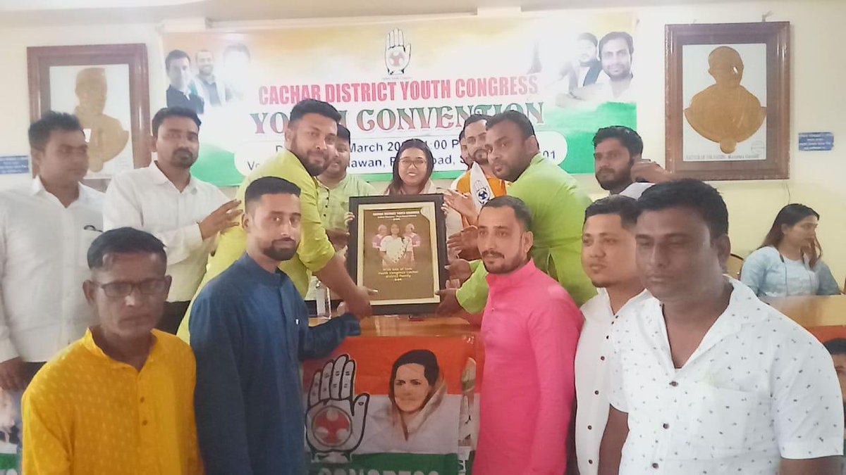 angkitadutta's tweet photo. It was a very good youth convention organised by Cachar District Youth Congress. Met soo many like minded young people. https://t.co/bNIXYSE5tA
