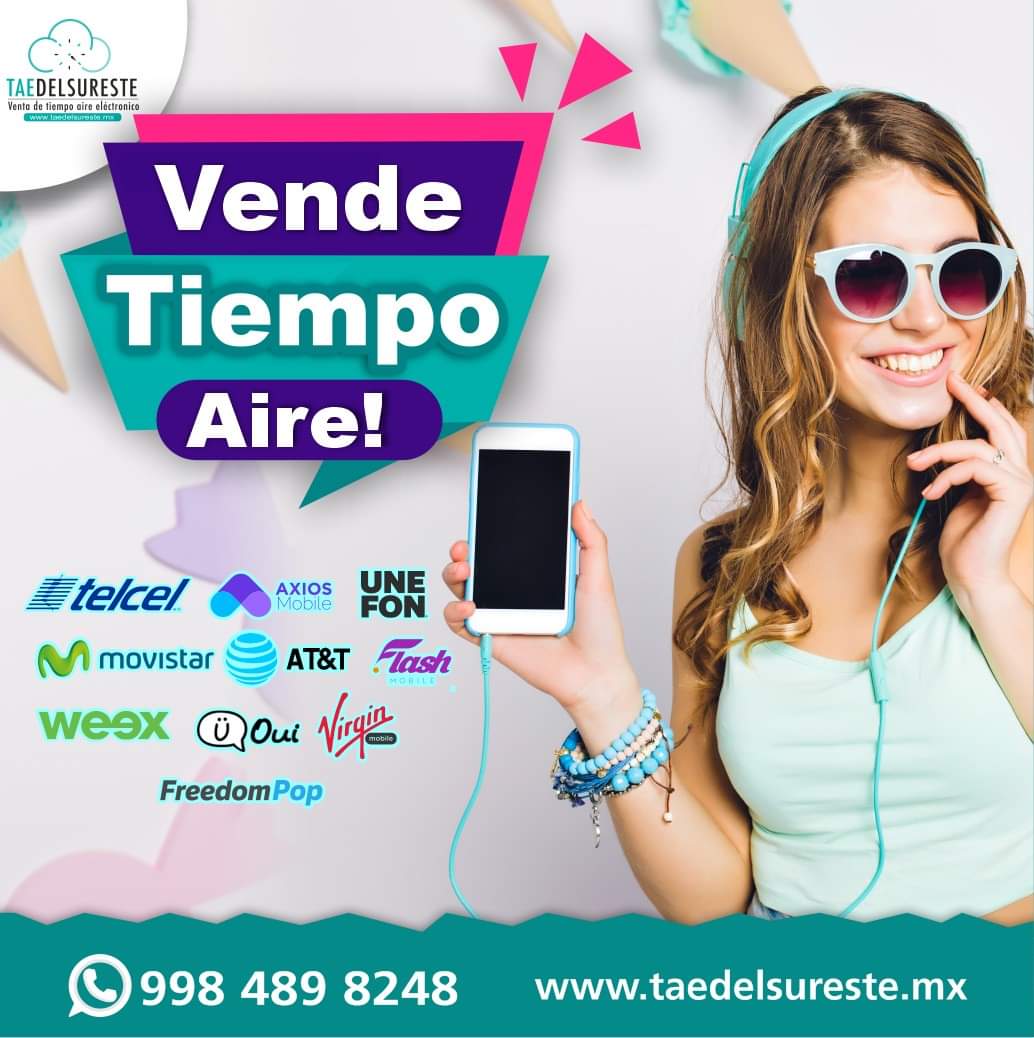 Taedelsurestemx's tweet photo. Vende recargas electrónicas SIN cargos por operación!. Aplicación de saldos 365 días, ofrecemos la mejor Comisión. Además pago de servicios y Pines Electrónicos. 
Regístrate GRATIS:
https://t.co/M6zMNRJI7O https://t.co/8EC6Ya1B2E