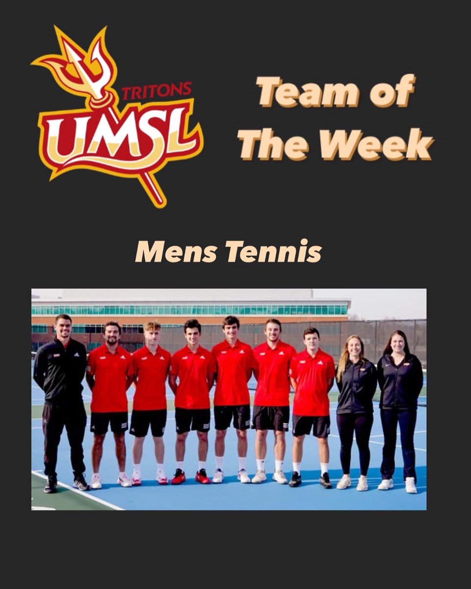 UMSL_SP's tweet photo. Winners for this weeks Team and Athlete of the Week! Congrats to all and have a great spring break Trites🔱🎉 @UMSLTennis @UMSLVolleyball https://t.co/wca9ZRgVla