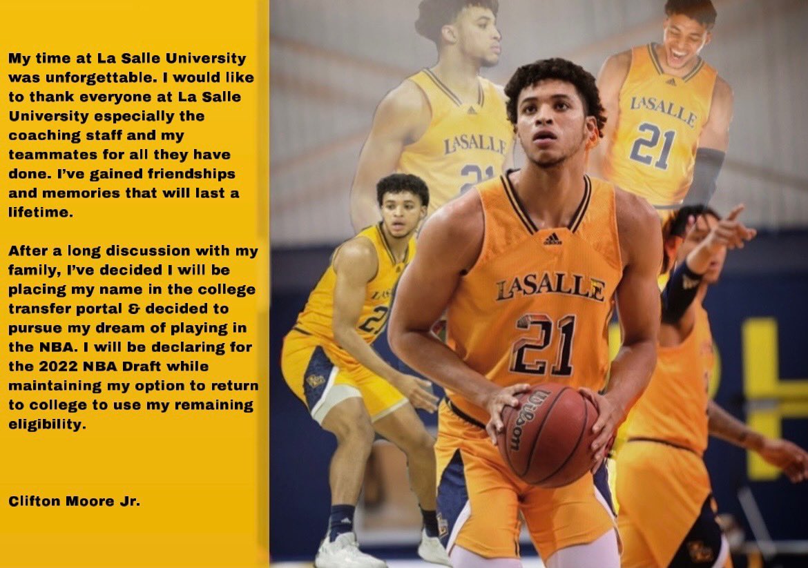 CliftonMoore22's tweet photo. Thank you La Salle 💛 https://t.co/6x6FDEFGsI