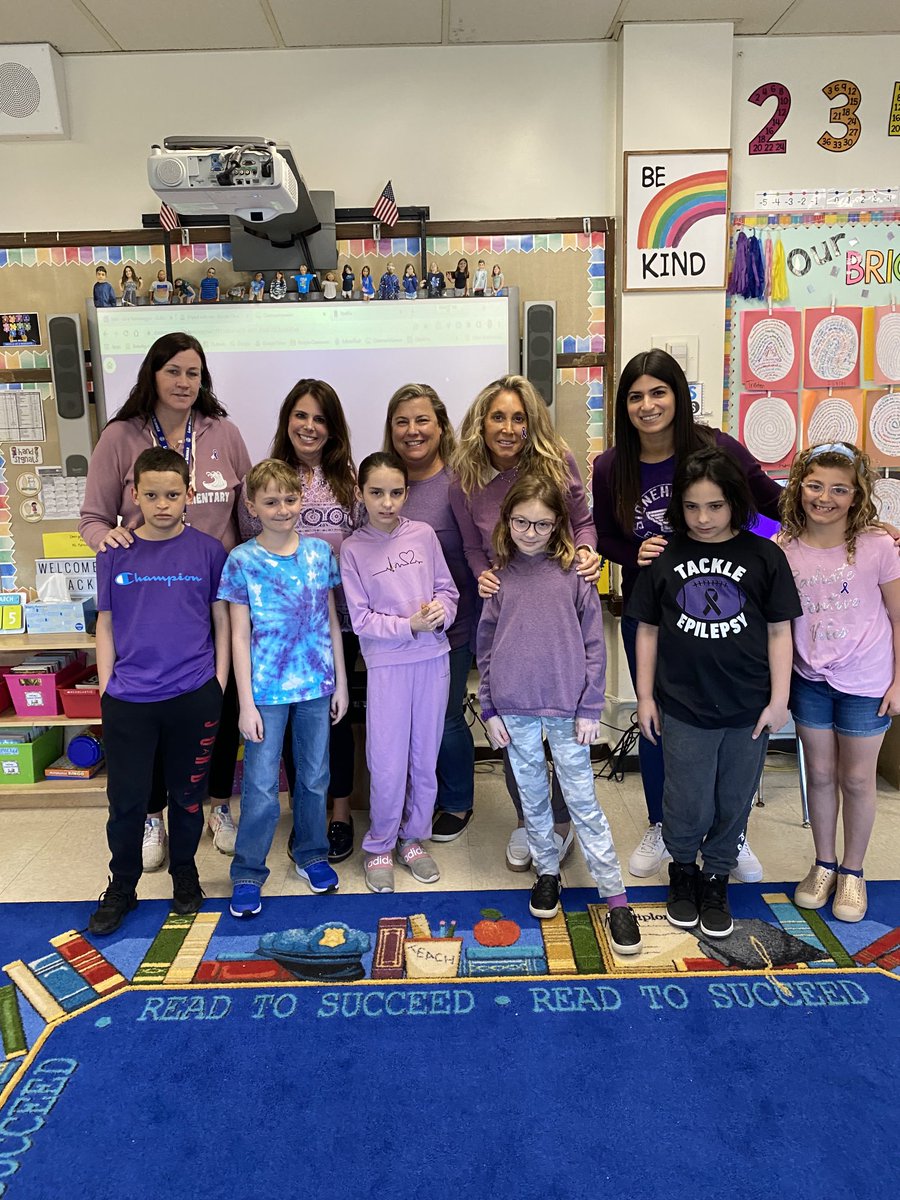 Epilepsy Awareness Day 💜. East is wearing all shades of purple in support. ⁦<a href="/MsPatronaggio/">Ms. Patronaggio</a>⁩ ⁦<a href="/CZawatson/">Cristine Zawatson</a>⁩ ⁦<a href="/jslearning/">Jeanine Sofield</a>⁩