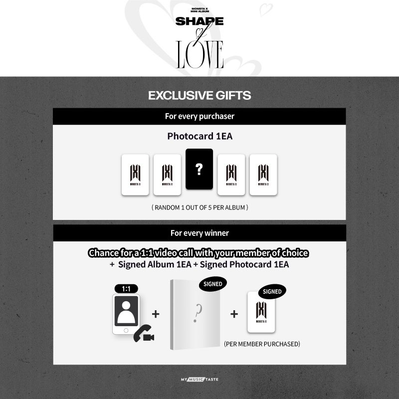 rima_gom's tweet photo. [WW]
MONSTA X SHAPE OF LOVE MYMUSICTASTE Group Order <FREE EMS>

Options:
🤍 Album + pob: $14
🤍 Set of 4 albums: $55
🤍 Pob ONLY: $10
🤍 Album ONLY: $9
+ shipping from Canada

Photocard sorting available

Deadline: 04/09, 23:00 EST

Form: https://t.co/LfR0oYwdYE https://t.co/0tP8MKsQyQ