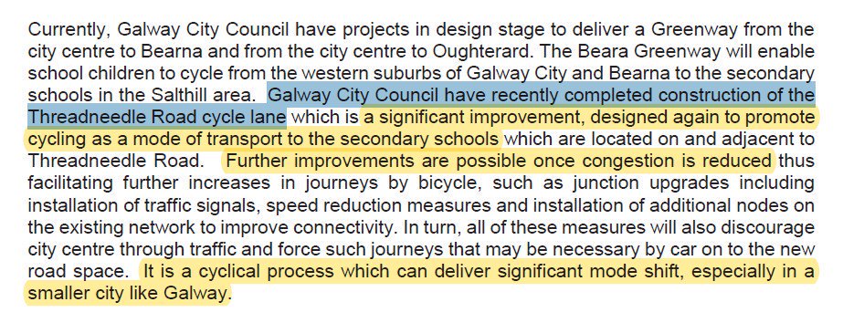 cosaingalway's tweet photo. @BrendanM56 AGS wouldn't lift a finger even if the school and station were beside each other. It's the responsibility of @GalwayCityCo, and they have also to chosen to do nothing, despite boasting about the #ThreadneedleBikeLane in the #GalwayTransportStrategy. https://t.co/bZSycnQkES