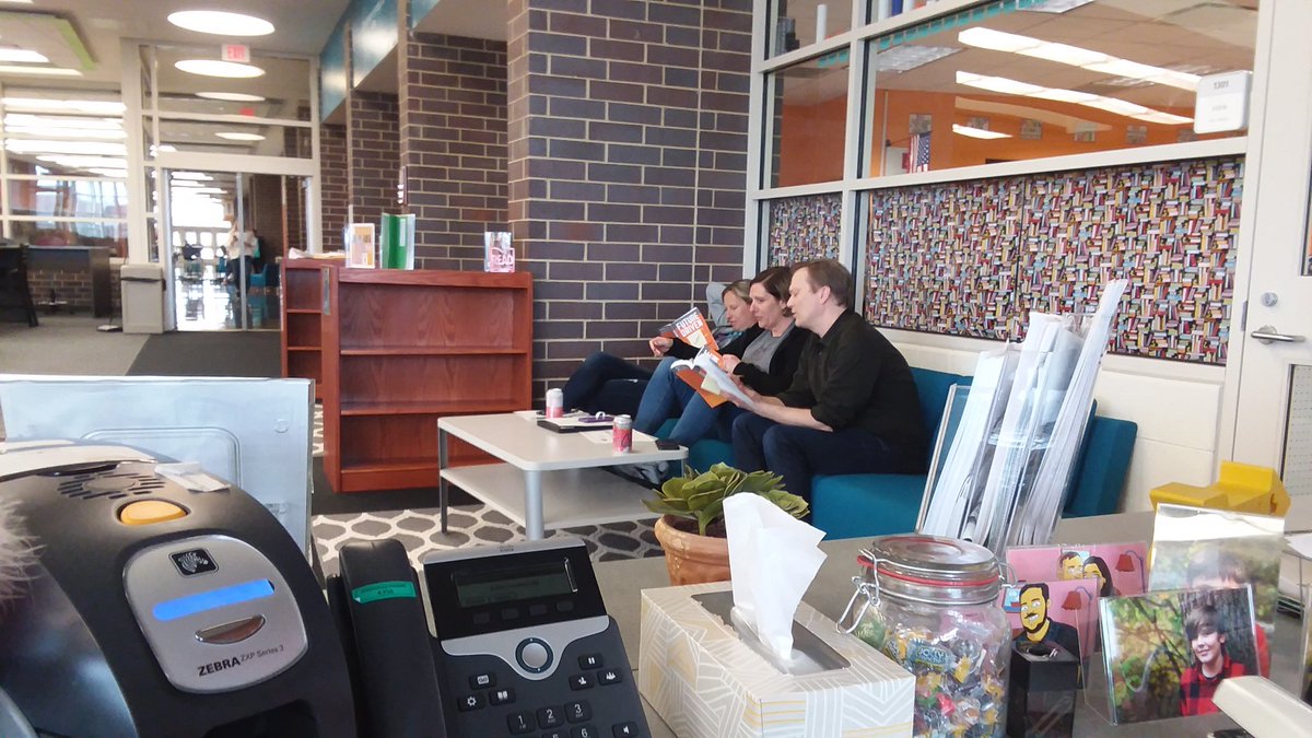 HCMSreads's tweet photo. Teachers DEAR reading! Who does it better?? 😂 #sipday #allin157c #157cmarches #kidsvsteachers @fsd157c @HCMSTigers157c https://t.co/1D8GwjiTrU