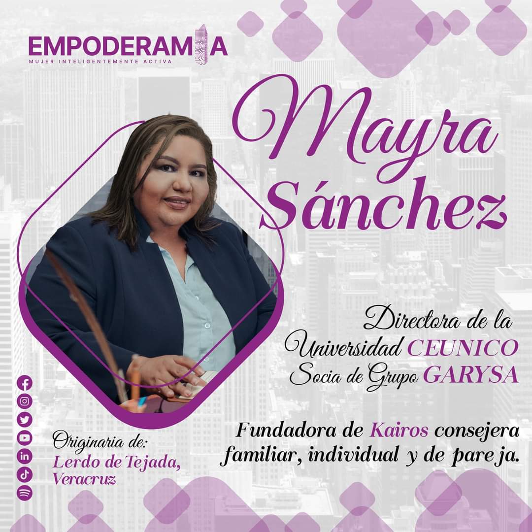 EmpoderaMIA's tweet photo. 𝐂𝐨𝐧𝐨𝐜𝐞 𝐚 𝐌𝐚𝐲𝐫𝐚 𝐒á𝐧𝐜𝐡𝐞𝐳 𝐞𝐦𝐩𝐫𝐞𝐬𝐚𝐫𝐢𝐚 𝐦𝐞𝐱𝐢𝐜𝐚𝐧𝐚 𝐨𝐫𝐢𝐠𝐢𝐧𝐚𝐫𝐢𝐚 𝐝𝐞 𝐋𝐞𝐫𝐝𝐨 𝐝𝐞 𝐓𝐞𝐣𝐚𝐝𝐚 𝐕𝐞𝐫𝐚𝐜𝐫𝐮𝐳.
Descarga la #EdicionDigital de #Empoderamia GRATIS en: 👇📲
https://t.co/Szfd79h6h4... https://t.co/ChhWUJeFZu