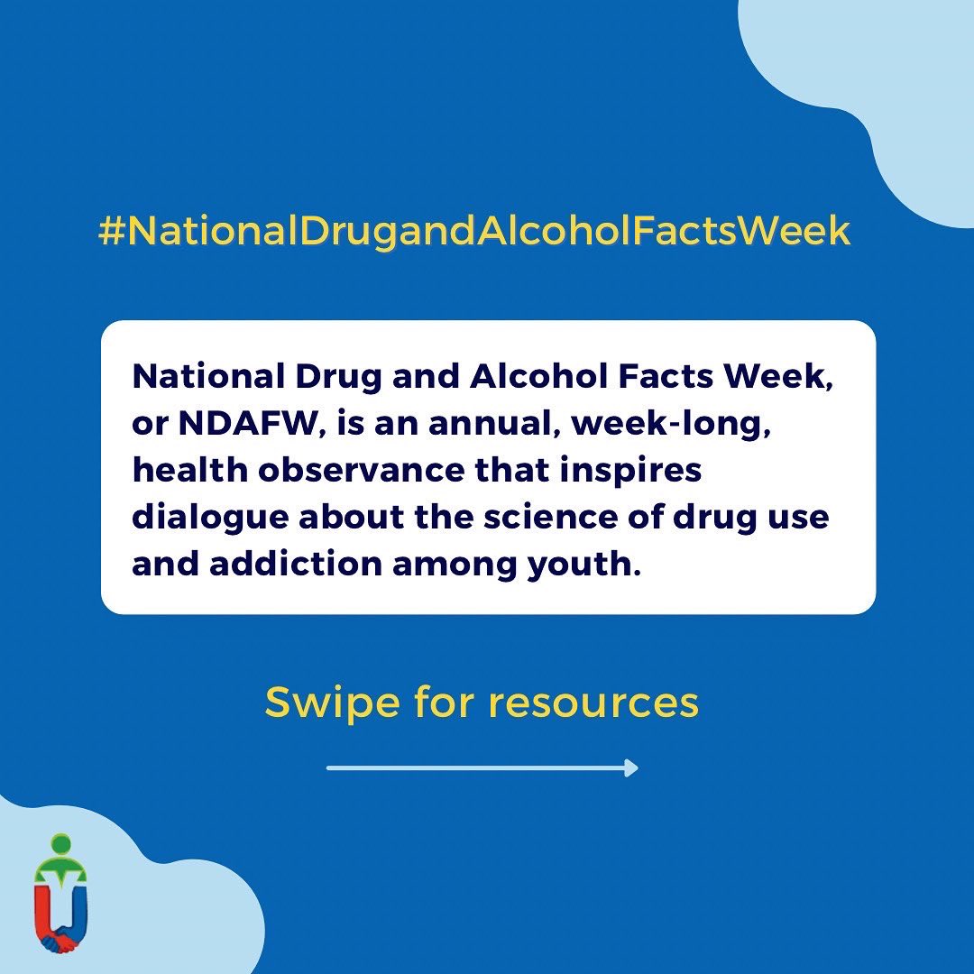 OYUnited's tweet image. This is a week where we encourage communities to SHATTER THE MYTHS about substance abuse. This weekend learn more by searching #NDAFW. bit.ly/NDAFWtest #OYUnited