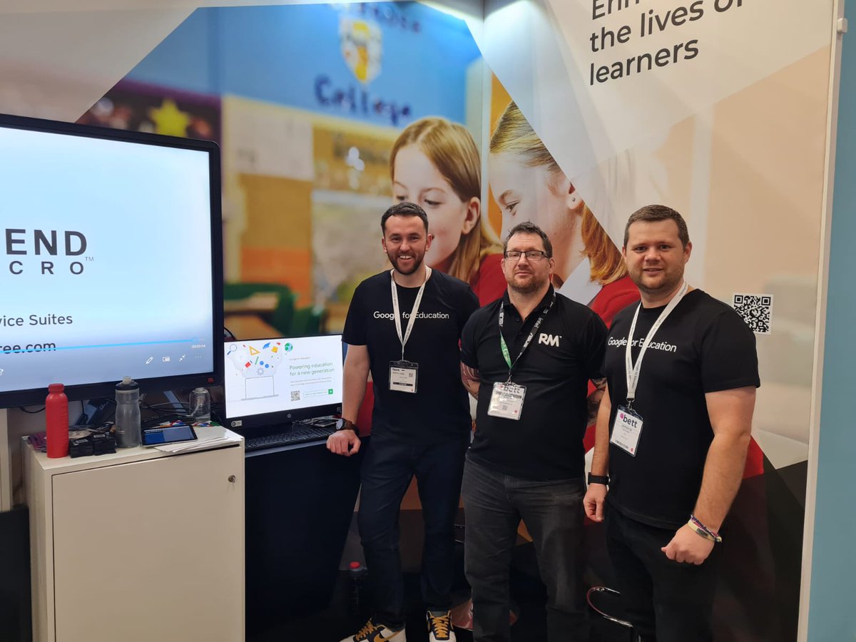 RM__Technology's tweet photo. Day 3 of 3 of #Bett done. Phew! Thanks to everyone for coming. It was lovely meeting you all, and thanks to @Bett_show and all of our staff and partners for a brilliant show. Till 2023! #RMatBett https://t.co/LsV0P5Lmwy