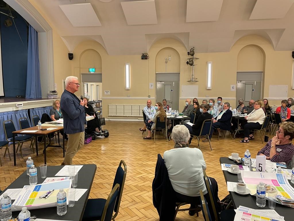 Today we held an event in Romsey for our public engagement roadshow in partnership with <a href="/CarersTogether1/">Carers Together</a>. Our Chief Executive, Ron Shields, shared some future plans and answered some questions from locals. Thanks to all who came! #connectSHFT