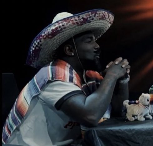 Surf showing up to a faceoff in a Don Marino costume &amp; no outrage is exactly why I love this shit 😂😂😂🔥🐐