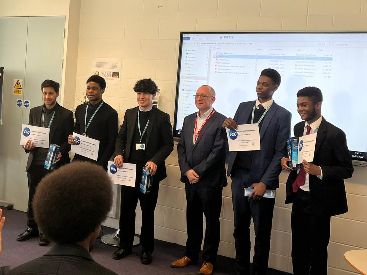 Amazing afternoon <a href="/ArkGlobeAcademy/">Ark Globe Academy</a>  judging the business case that the Year 12s have worked with our "Headstart" team, we partners with Year 12s through their education to boost employability skills. They were so talented, and hope some come to work for us one day ! @PGUK