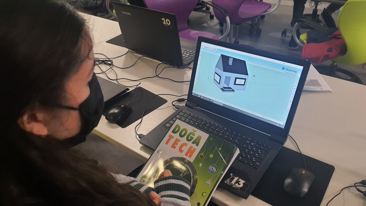 dgstsk's tweet photo. İTÜ ETA VAKFI Güzelbahce Doğa Koleji 7.Sınıflarla Sketchup 3D grafik programı ile Ev tasarımımız...
@KvancBarlas @EmelUstun35 @YKarasinir #dogatech https://t.co/h6UZrymVOz
