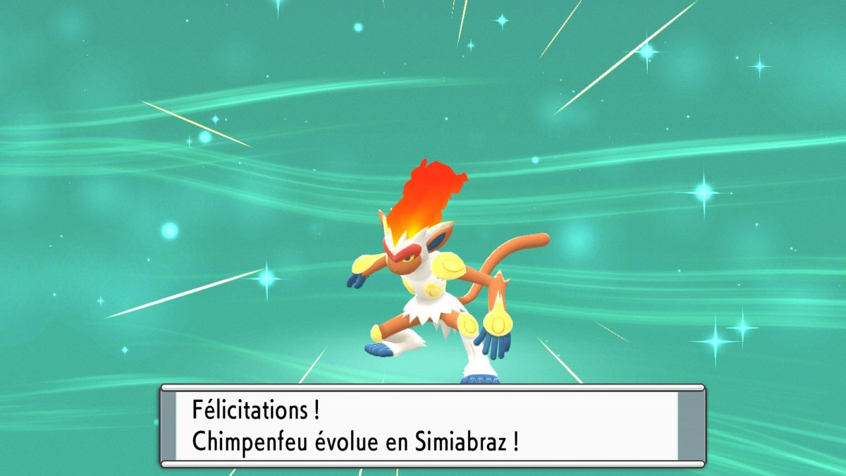 SolidQuest's tweet photo. Chimpenfeu a évolué en Simiabraz !!! #PokemonDiamantEtincelant #NintendoSwitch #NintendoSwitchLite #PokemonPerle #PokemonDiamant #SwitchLite #NintendoSwitchOLED #Nintendo #Pokemon https://t.co/6VeWmdWcY4