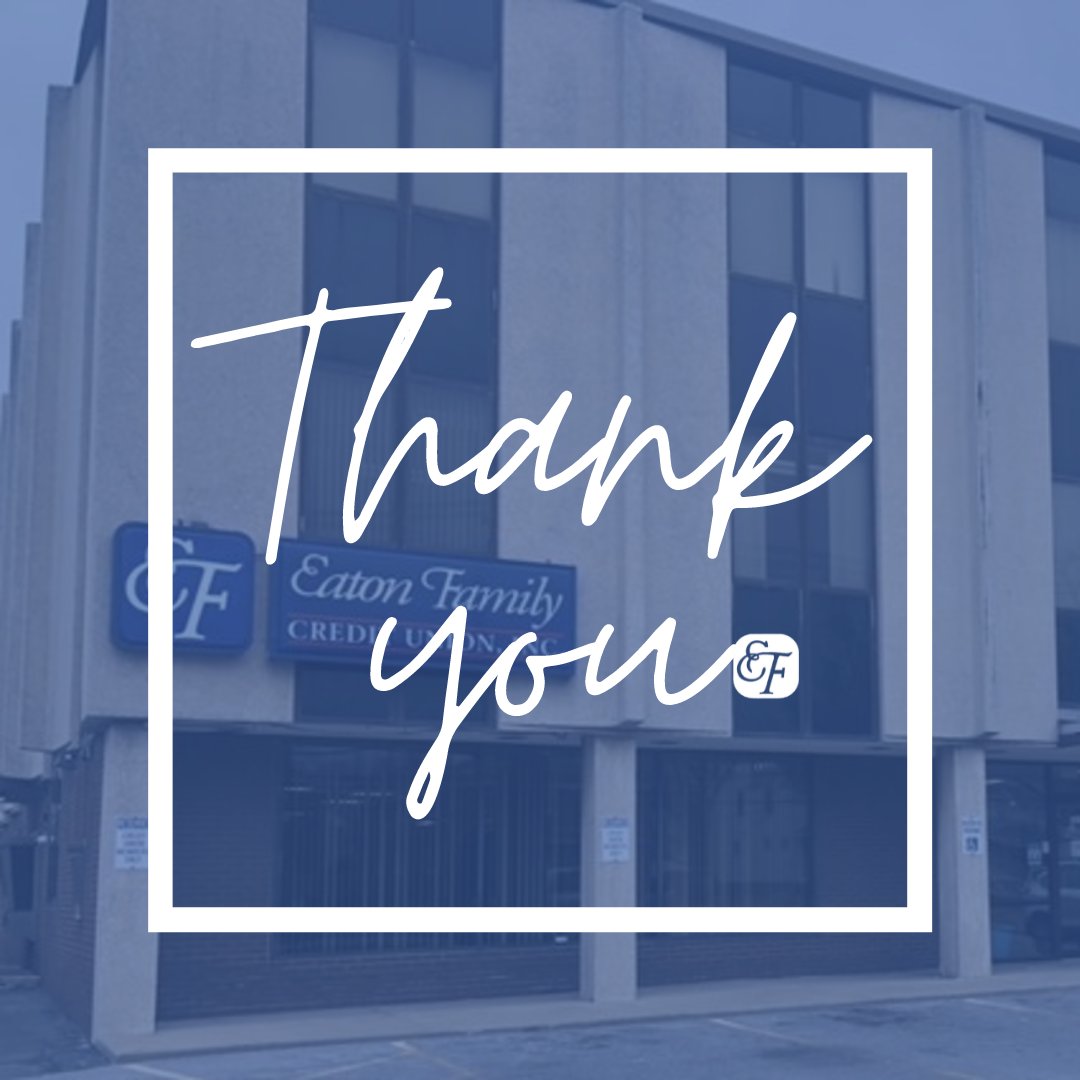 EatonFamilyCU's tweet photo. Thank you, Members, for another successful year at Eaton Family Credit Union 💙 We're hoping to see all of you in person next year for our 2022 Annual Meeting. If you missed this year's, you can view our Annual Report on our website ➡️ https://t.co/f0VmVYLTnk #EatonFamilyCU https://t.co/wH5eeAjV5I