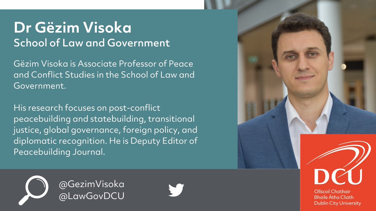 Law and Gov DCU (@lawgovdcu) on Twitter photo No #followfriday last week ‘cause we were on hols, but back this week with our Government colleague <a href="/GezimVisoka/">Gëzim Visoka</a> co-author, most recently, of a fascinating new book on ‘Normalization in World Politics’ for <a href="/UofMPress/">University of Michigan Press</a>. No #followfriday last week ‘cause we were on hols, but back this week with our Government colleague <a href="/GezimVisoka/">Gëzim Visoka</a> co-author, most recently, of a fascinating new book on ‘Normalization in World Politics’ for <a href="/UofMPress/">University of Michigan Press</a>.