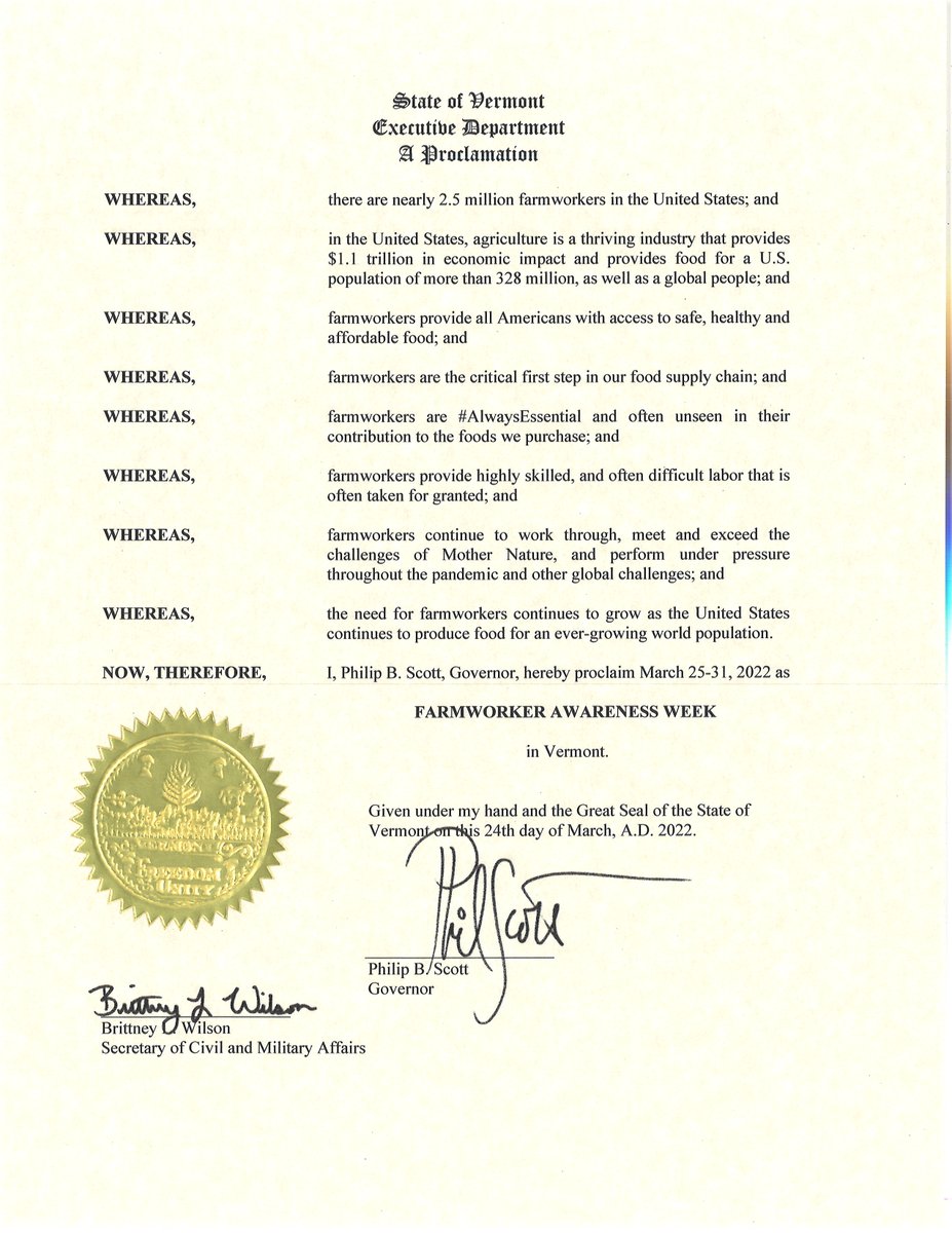 VAHC joins this week-long celebration of honoring farmworkers! We must find creative ways to both improve the quality of housing for our farmworkers, and also improve the viability of farming in our state. #housed802