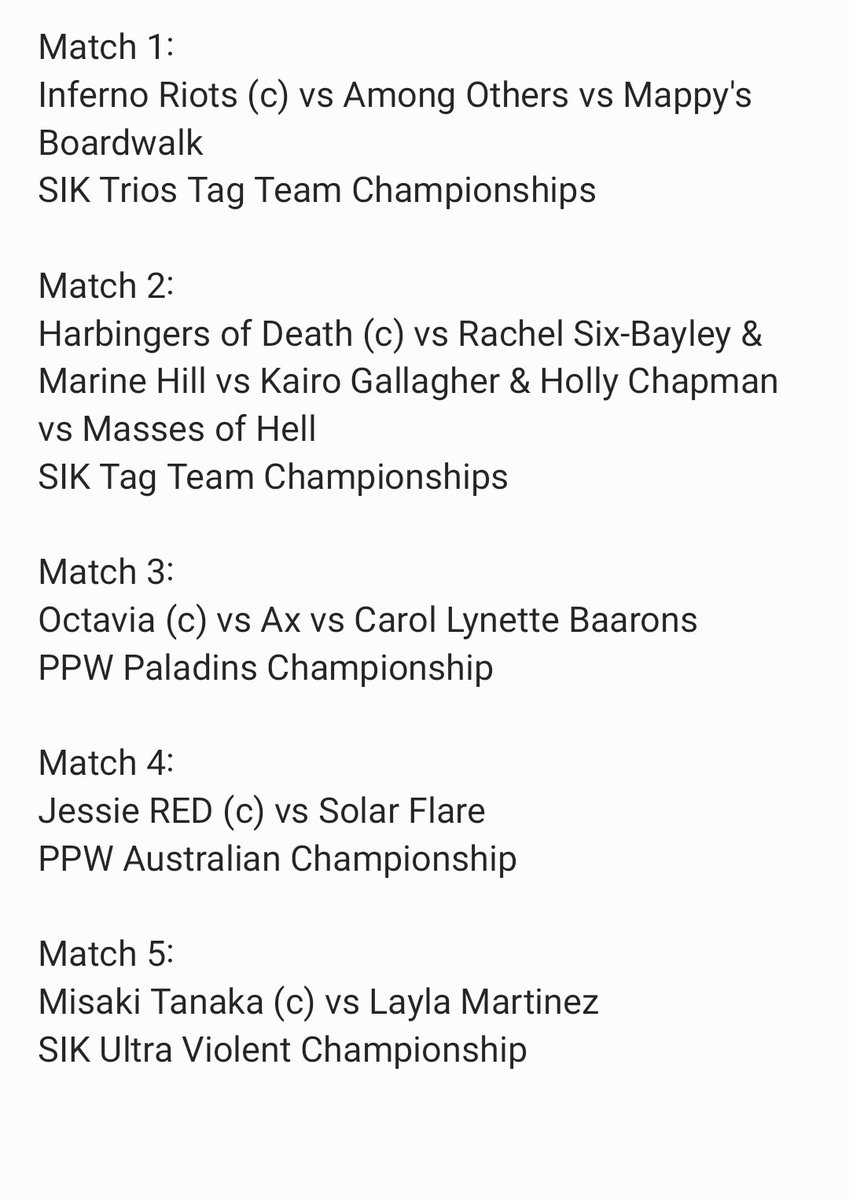 LancasterPPWSIK's tweet photo. SIK Easter Madness PPV Card:

April 17th! https://t.co/Pq5to1il1k