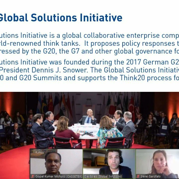 GopalMohoto's tweet photo. Glad connect with the @GSI_YGC. Thanks @glob_solutions for the amazing opportunity to act and connect #globally.
The #globalsolutions will be presented in the up-coming #GlobalSolutionsSummit 2022, in #berlin🇩🇪 .
@cassetexenergy
#YoungGlobalChangers #YGCCommunity #YGCNetwork https://t.co/whwxNutD8X