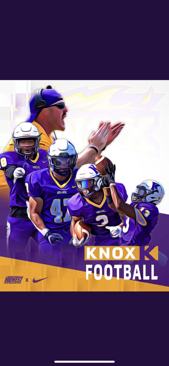 FootballKnox's tweet photo. 🔥Knox Football🔥

Welcome to the new Knox College Football account! Here you will find:

🔸Program Deals
🔸Alumni Engagement
🔸Recruitment Process
🔸Knox College Information

#FireFootball | #FireFamily | #AEE https://t.co/zzxIq40b3B