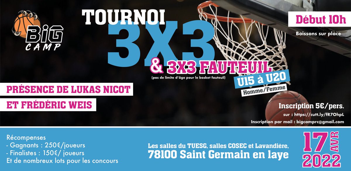 Le tournoi de Pâques a lieu le 17 Avril à Saint Germain en Laye.
Inscrivez-vous pour participer à cette magnifique journée, partagez l'information avec vos amis ! 

<a href="/Bigfredstyle/">Fred Weis</a> <a href="/gregtournon/">Grégoire Tournon</a> <a href="/NK_Foundation/">Natasa Kovacevic</a> <a href="/Futura_Food/">Futura Food</a> <a href="/EmpreinteCO2/">Empreinte carbone</a> @ploogging