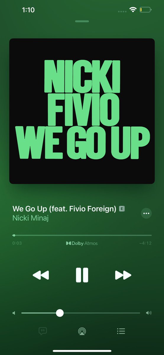 FemceeRadio's tweet photo. @NickiMinaj drops surprise single "We Go Up" ft @FivioForeign go cop that https://t.co/0dEgcDNO2w