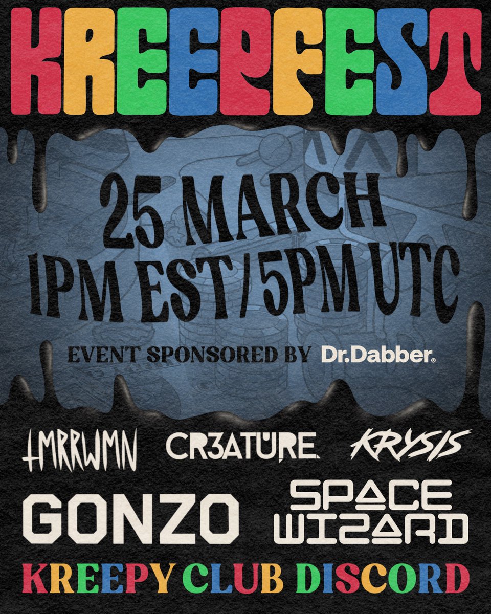 KREEPFEST V HAS STARTED

JOIN US

discord.gg/kreepyclub
#KREEPYCLUBFOREVER