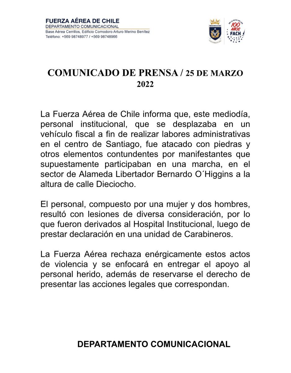 Fuerza Aérea de Chile tweet media