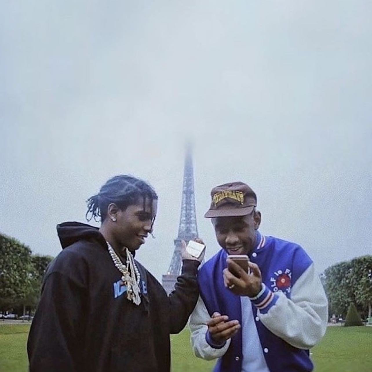 Odd Future Fans on X: tyler the creator and rocky in paris https