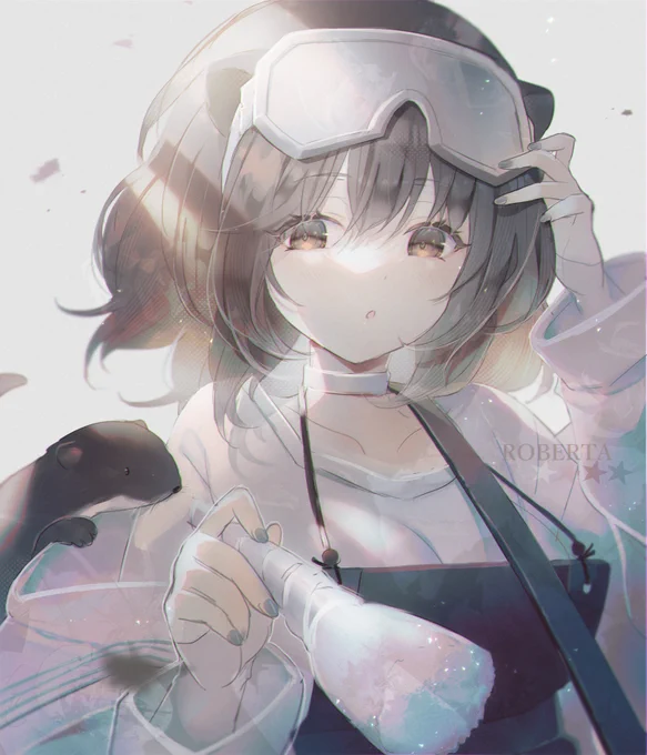 「ハロードクター、今日はどういうスタイルにしたいか決めた?」
#アークナイツ #明日方舟 #ロベルタ 