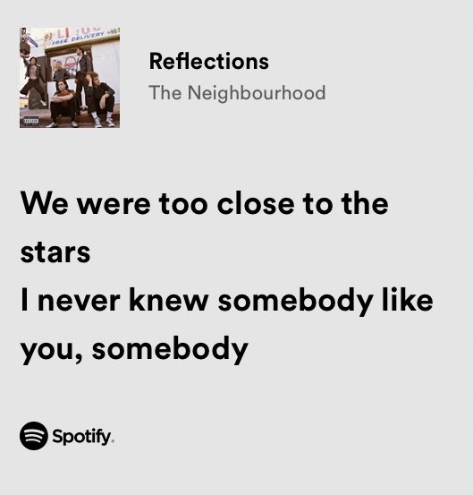 Song Key of Reflections (The Neighbourhood), The Neighbourhood