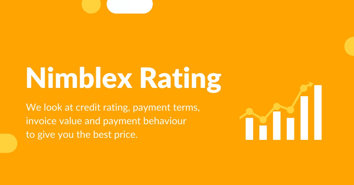 nimbla's tweet image. How are our prices calculated? 

Our technology quantifies the risk based on credit rating, payment terms, invoice value and payment behaviour. 

All of these will help us assign a high, medium or low risk to insure your invoice. 

Find out more: bit.ly/3IKgGF4